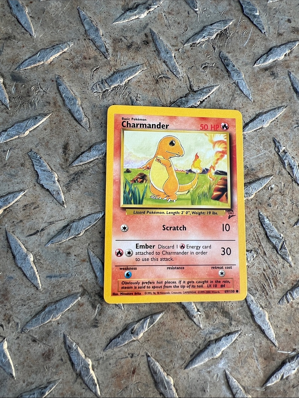 Charmander Trading Card — Orange
